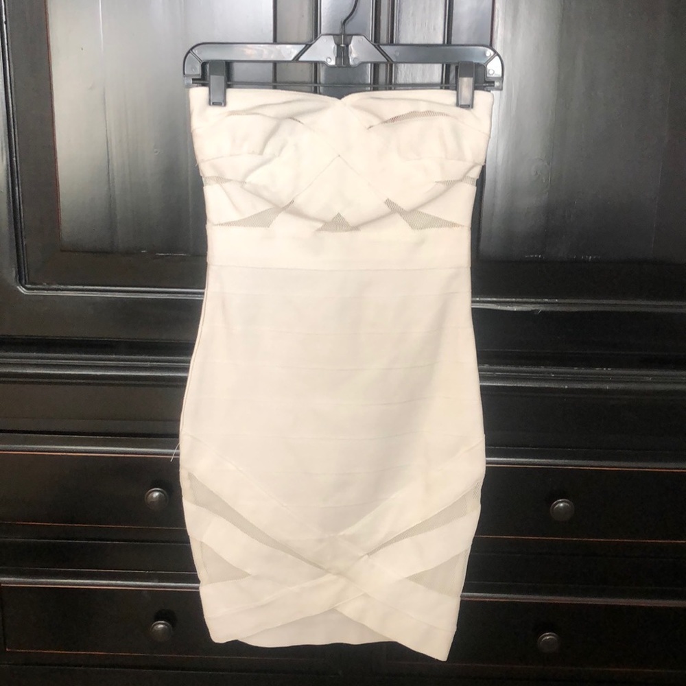 wow Couture White Bandage Dress